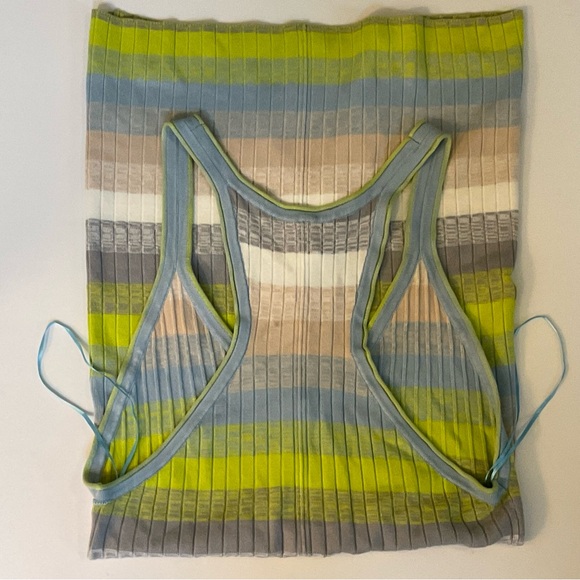 Daily Practice by Anthropologie Tuvalu Striped Sweater Knit Midi Dress M - Picture 4 of 12